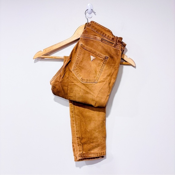 GUESS Distressed taupe jeans, narrow leg - Picture 3 of 13